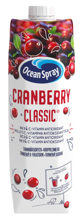 Tranebærjuice Original 1l Ocean Spray