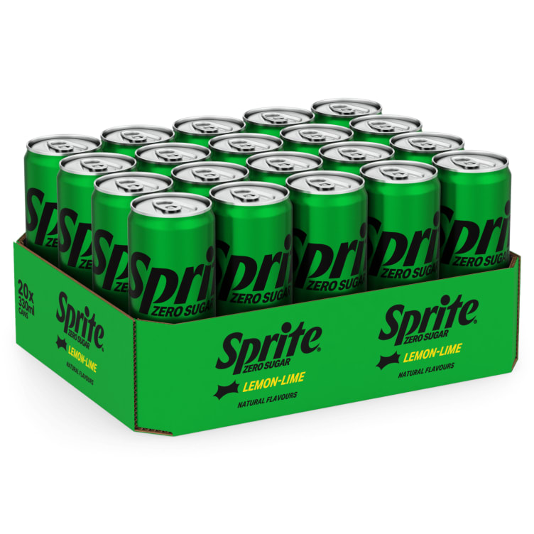 Sprite u/Sukker 0,33l boks Brett A 20stk