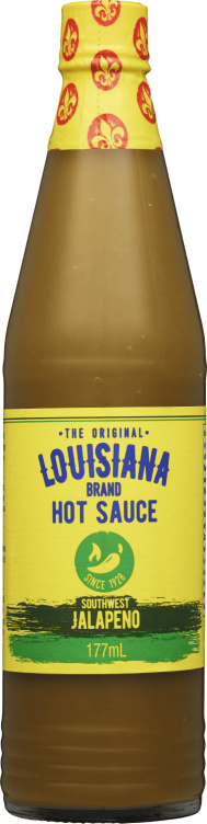 Product Image for Hot Sauce Jalapeno 177ml Louisiana Brand