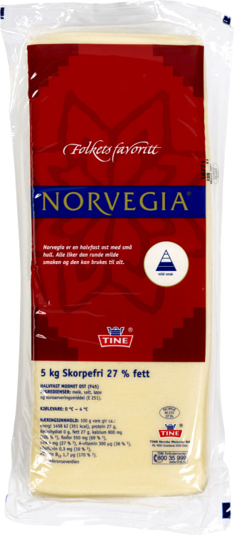 Norvegia 27% Sk.Fri Tine