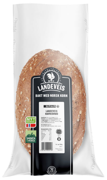 Havrebrød 720g Landeveis
