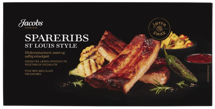 Spareribs Ca700g Jacobs Utvalgte