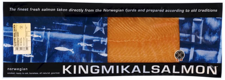 Bilde av Einerrøykt Laks skivet Side 1000g Kingmikalsalmon