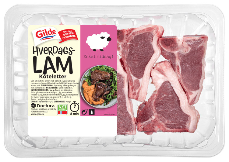 Lammekoteletter Hverdagslam 400g