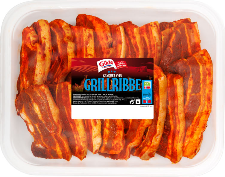 Svin Grillribbe Ca1,5kg Gilde