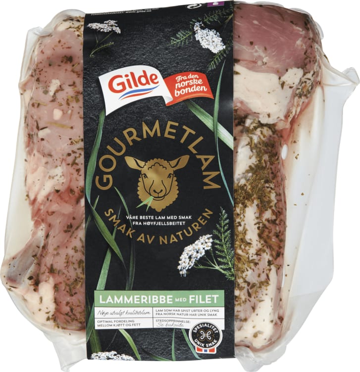 Lammeribbe m/Ytrefilet Ca700g Gourmetlam