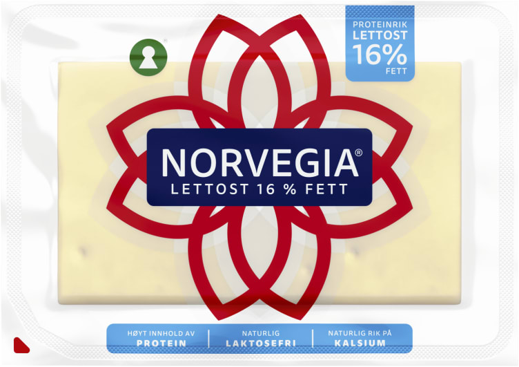 Norvegia Lett 16% Ca1kg Tine