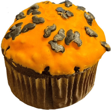 Muffins Halloween 120g pr stykk