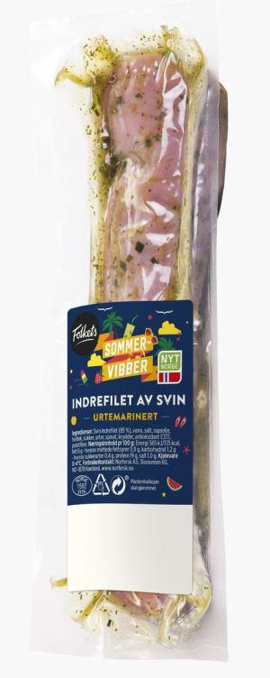 Svin Indrefilet Urtemarinert Ca570g Sommervibber