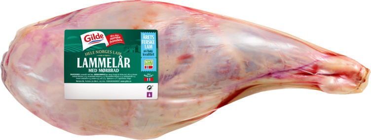 Lammelår m/Mørbrad Ca3,4kg Gilde