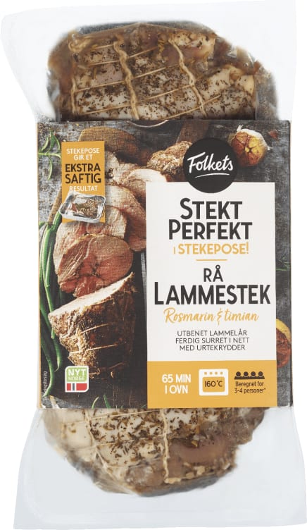 Lammestek Stekepose Stekt Perfekt 0,8-1,5kg