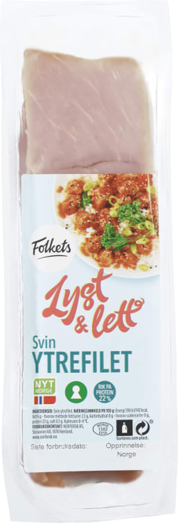 Svin Ytrefilet Ca500g Folkets