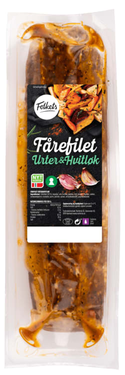 Fårefilet Urter&Hvitløk Ca450g Folkets