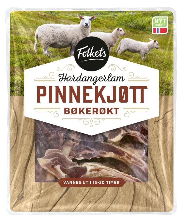 Pinnekjøtt Røkt Hardangerlam Ca1,8kg Folkets