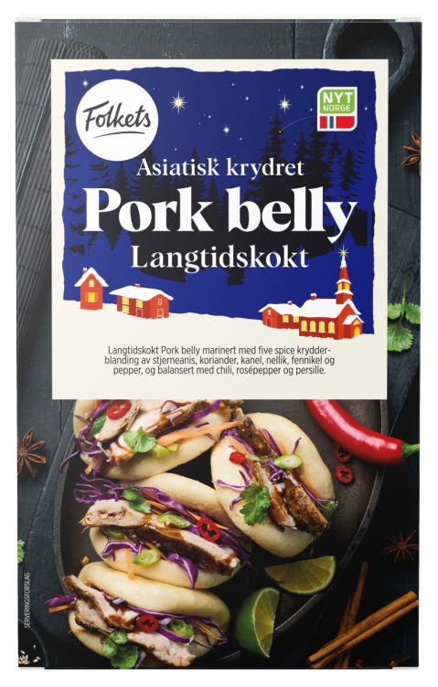 Svineribbe Sous Vide 5 Spices Ca700g Folkets