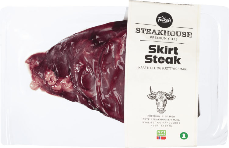 Storfe Skirtsteak Ca600g Folkets