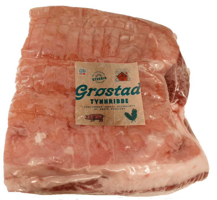 Svin Tynnribbe Ca3kg Grøstad