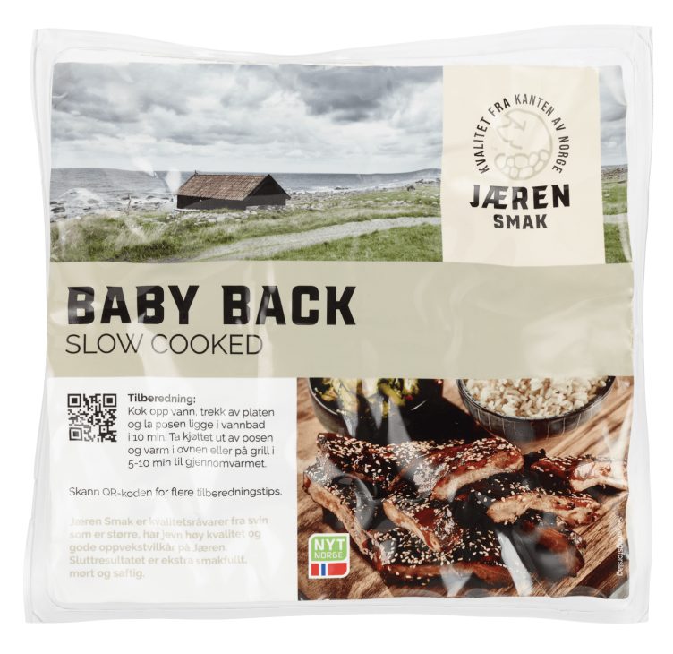 Babyback Spareribs Sous-Vide Ca500g Jæren Smak