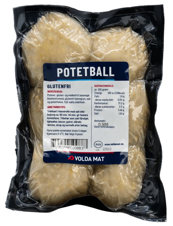 Potetball glutenfri Ca970g Volda