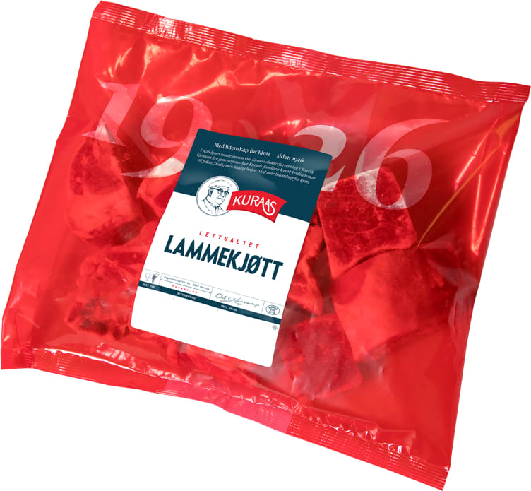 Lammekjøtt Lettsaltet Frys Ca1kg Kuraas