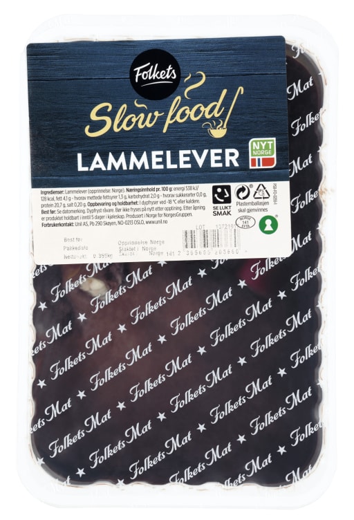 Lammelever Ca500g Folkets