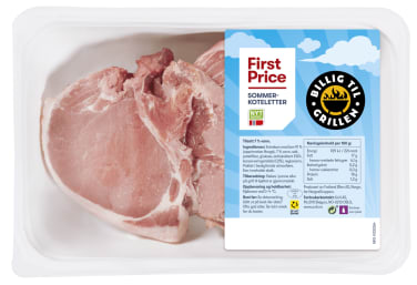 Sommerkoteletter Ca1,3kg First Price