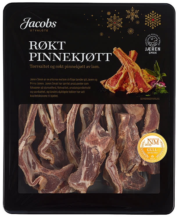Pinnekjøtt Røkt ca 1,8kg Jacobs Utvalgte
