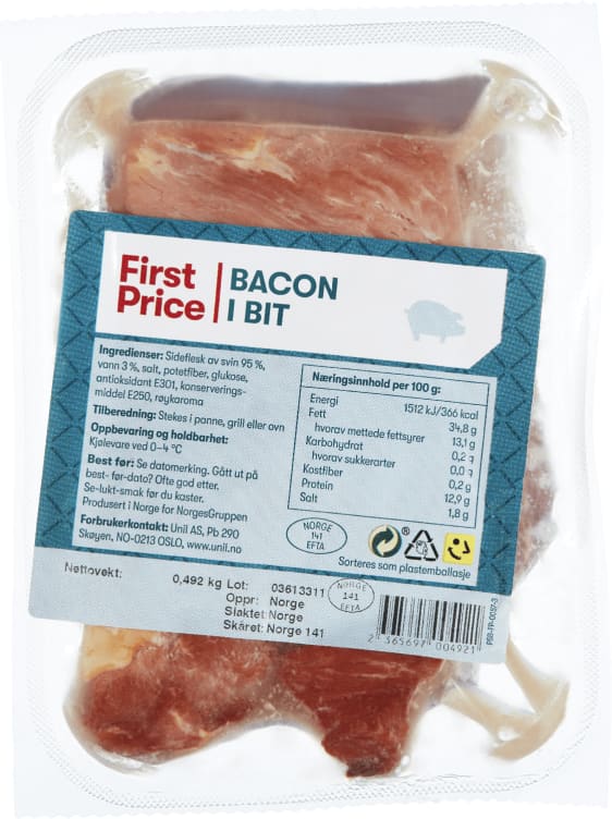 Bilde av Bacon i Bit Ca400g First Price