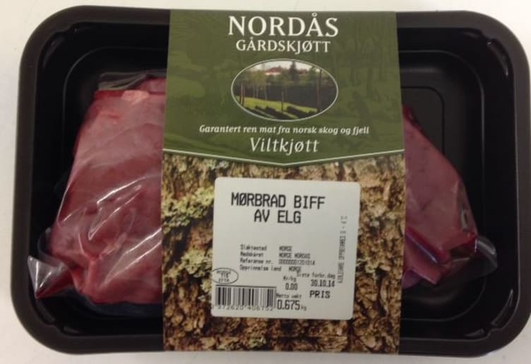 Elg Mørbrad Nordås Gårdskjøtt