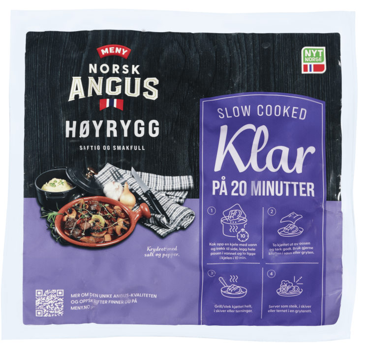 Product Image for Angus Høyrygg Sous Vide Ca700g Meny