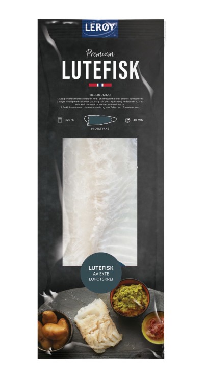 Lutefisk Midtstykke Ca1,2-1,5kg Lerøy