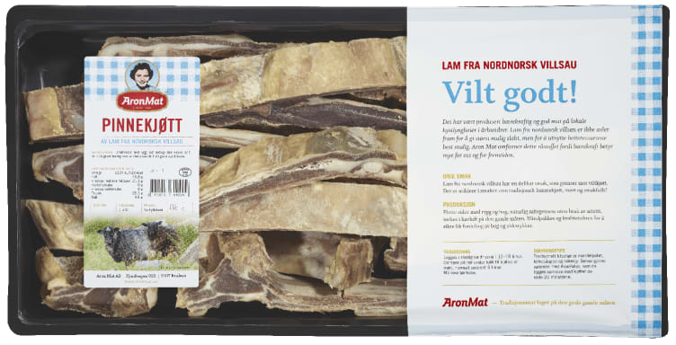 Pinnekjøtt Lam fra Nord Norsk Villsau Ca1,2kg