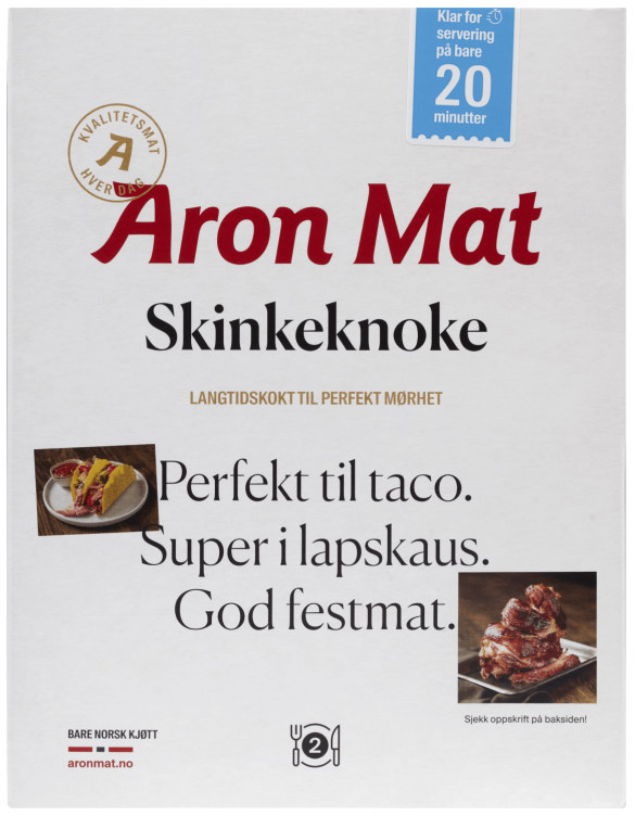 Skinkeknoke Kokt Salt&Røkt Ca1,2kg Aron