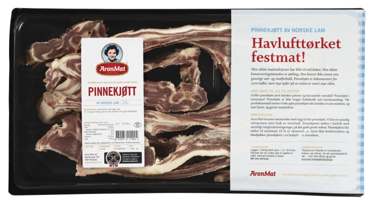 Pinnekjøtt Lam Urøkt Ca1,2kg Aron Mat