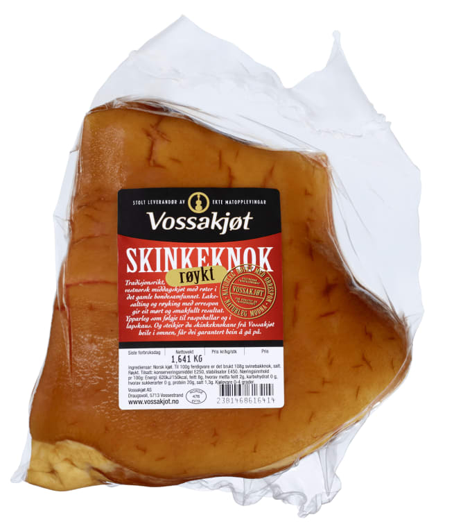 Bilde av Svin Skinkeknoke Røykt Ca1,5kg Vossakjøt
