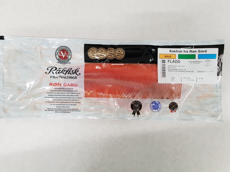 Rakfisk Flådd Mild Ca400g Røn Gård