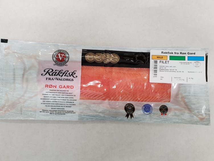 Bilde av Rakfisk Filet Mild Ca400g Røn Gard