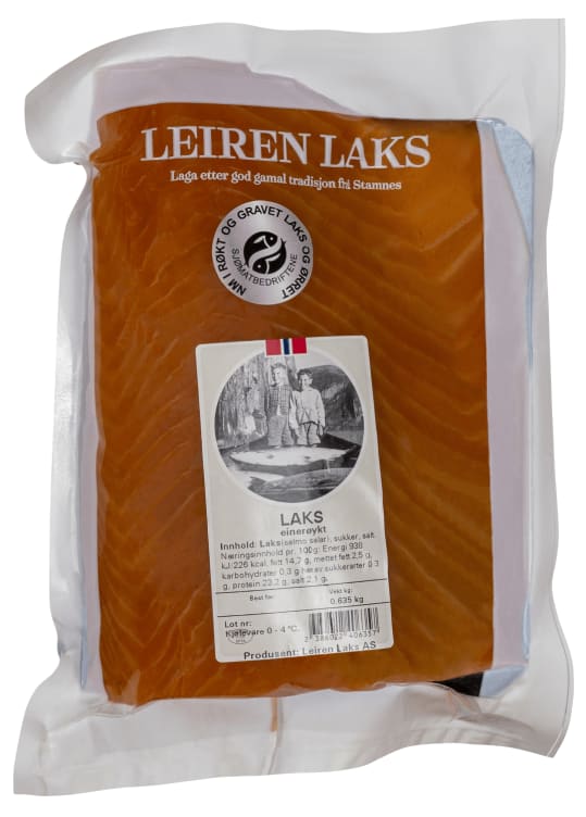 Laks Einerøkt Ca300g Leiren Laks