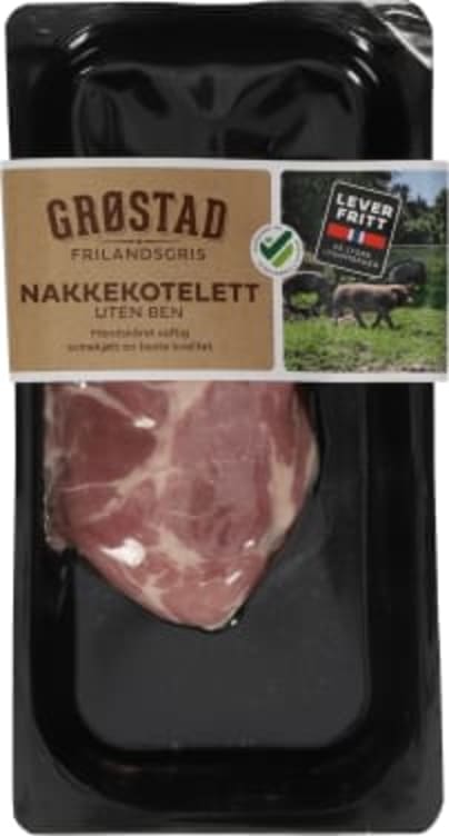 Nakkekotelett u/Ben Ca250g Grøstad