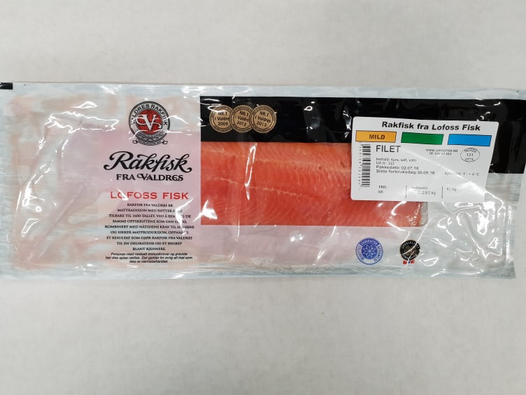 Rakfisk Filet Mild Ca400g Lofoss Fisk