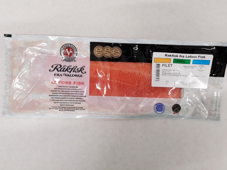 Rakfisk Filet Lagret Ca400g Lofoss Fisk