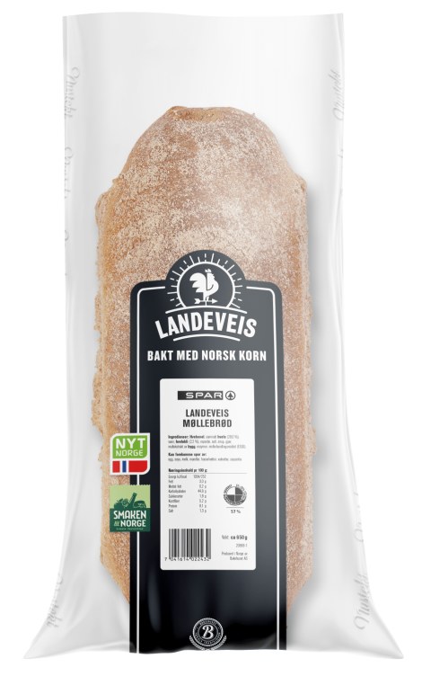 Møllebrød 650g Landeveis