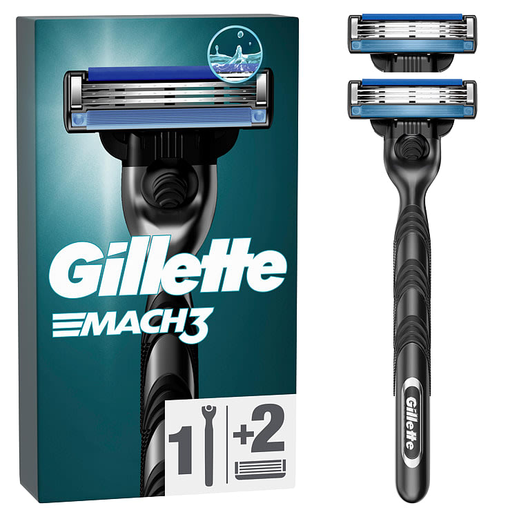 Barberhøvel Mach3 2blad Gillette