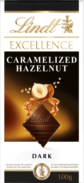 Product Image for Lindt Excellence Caramelized Hazelnut 100g