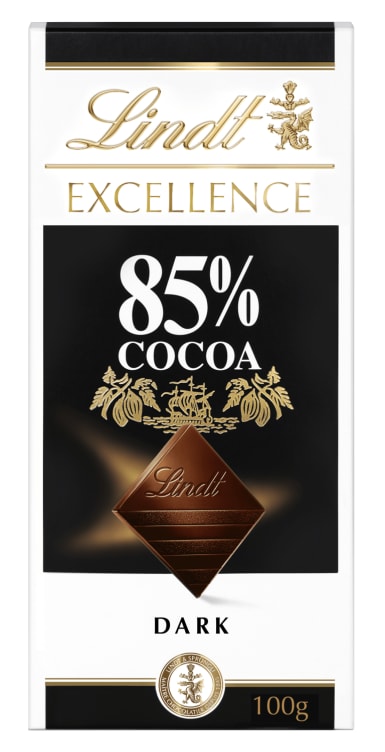 Bilde av Lindt Excellence 85% Cacao Dark 100g