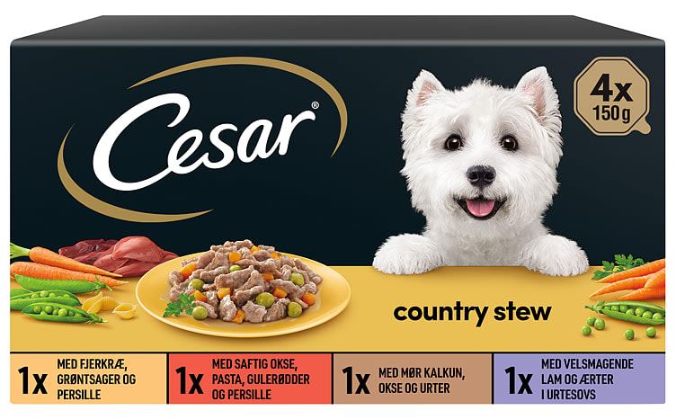 Cesar Country Chunks In Gravy 4x150g