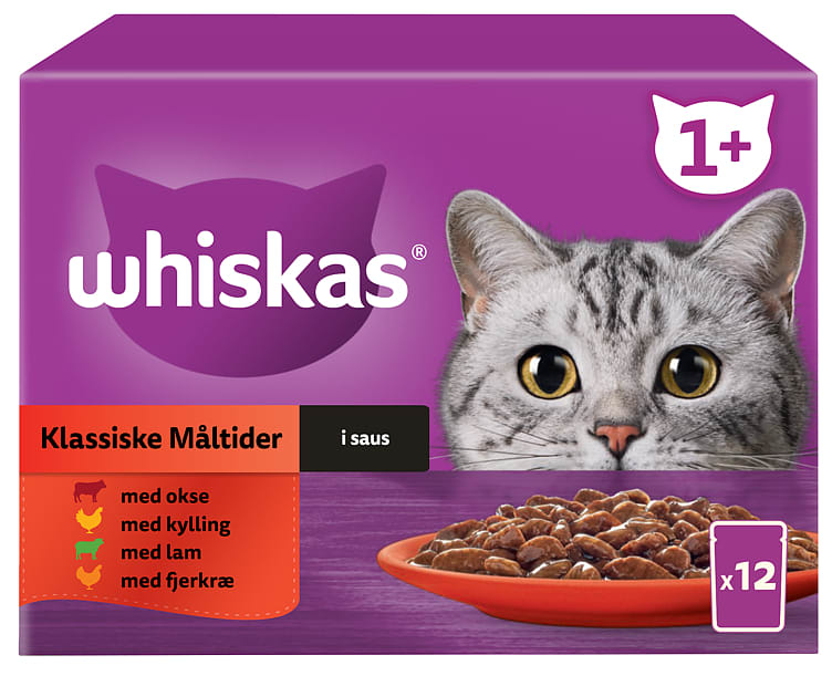 Whiskas 1+ Classic Collection 12x85g
