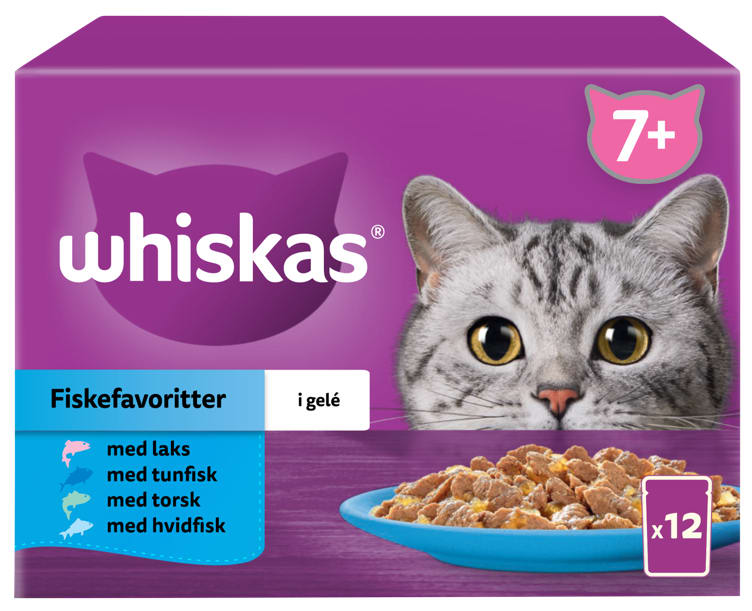 Whiskas 7+ Fish Selection 12x85g