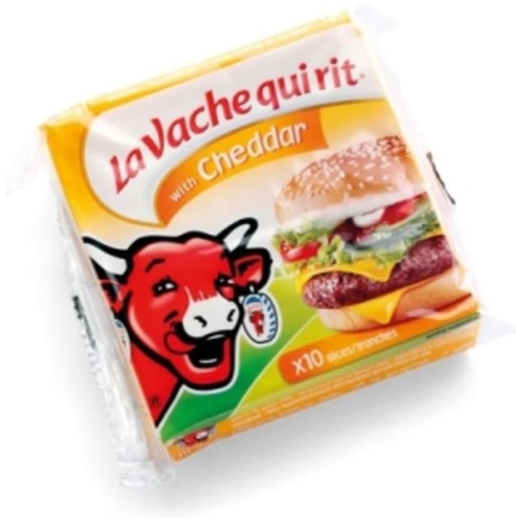 Burgerost m/Cheddar 200g La Vache Qui Rit