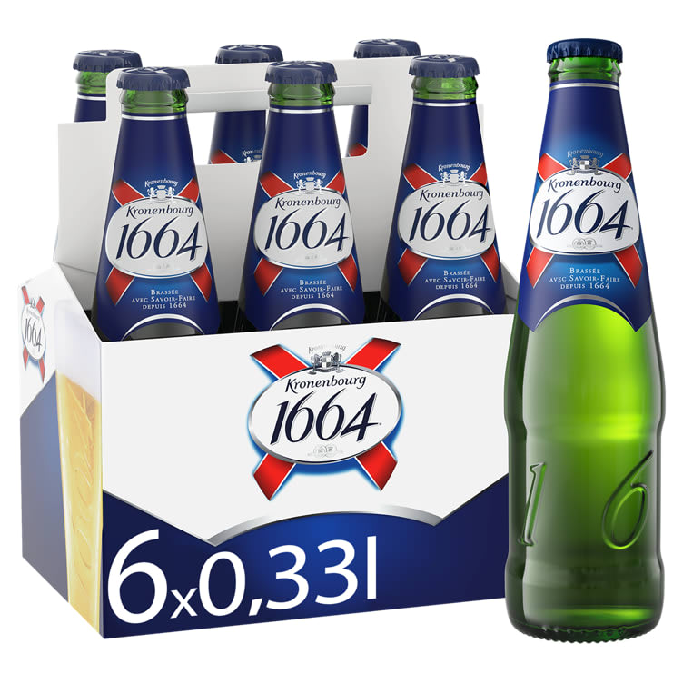 Kronenbourg 1664 0,33lx6 flaske